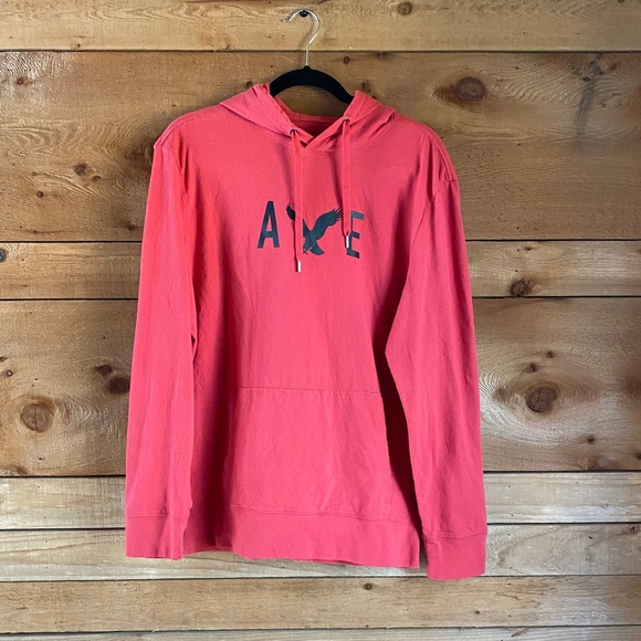 American Eagle Outfitters Other - American Eagle Hoodie Red with Black Eagle